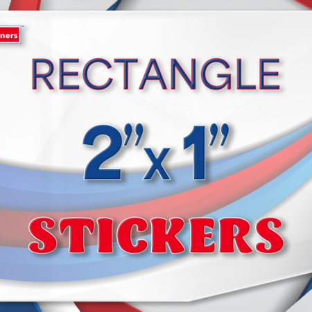 Rectangular Stickers 2"x1"